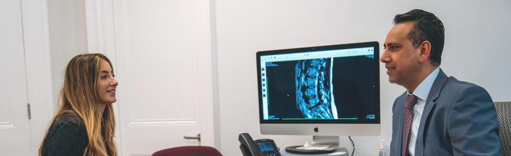 Spine fusion consultation setting